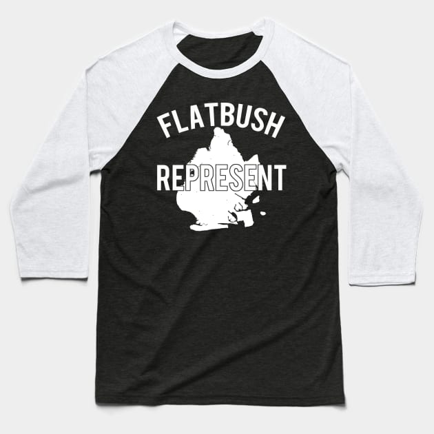 Flatbush Represent Baseball T-Shirt by PopCultureShirts